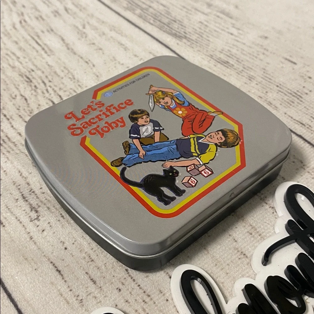 Warped Childhood LET'S SACRIFICE TOBY Macabre Funny Halloween Collector Tin